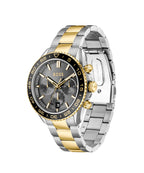 Gents BOSS Runner Chronograph Bi Colour Bracelet Watch