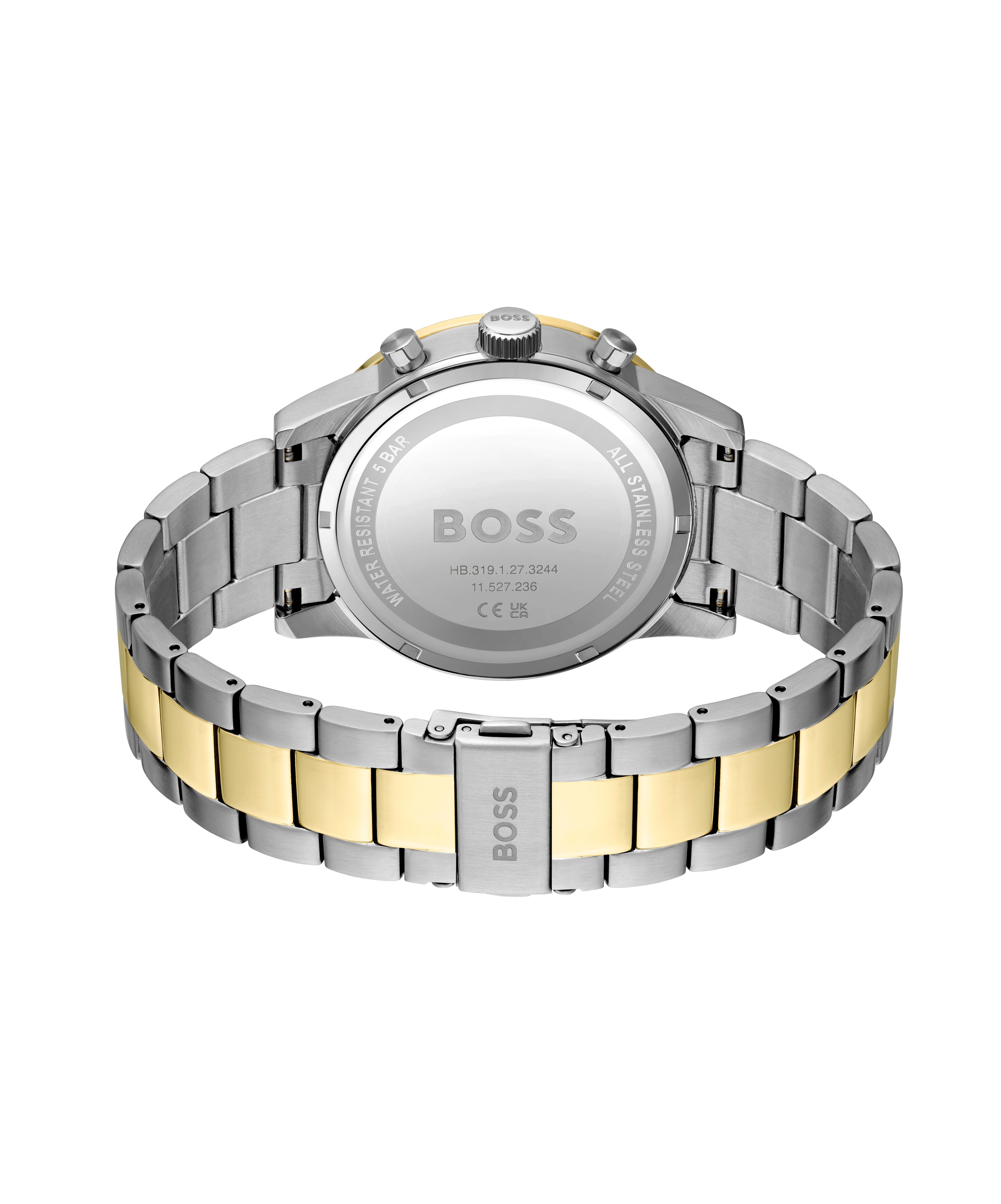 Gents BOSS Allure Chronograph Bi Colour Bracelet Watch