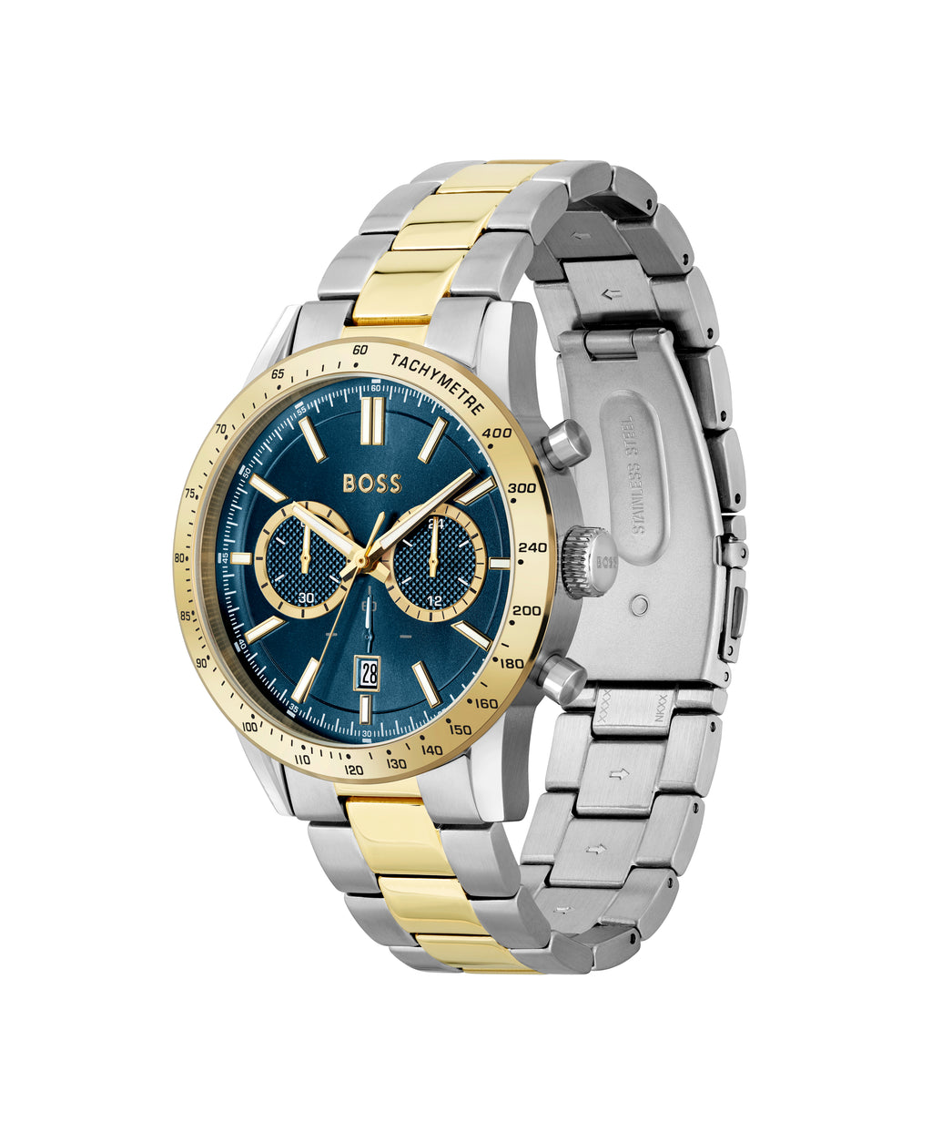 Gents BOSS Allure Chronograph Bi Colour Bracelet Watch