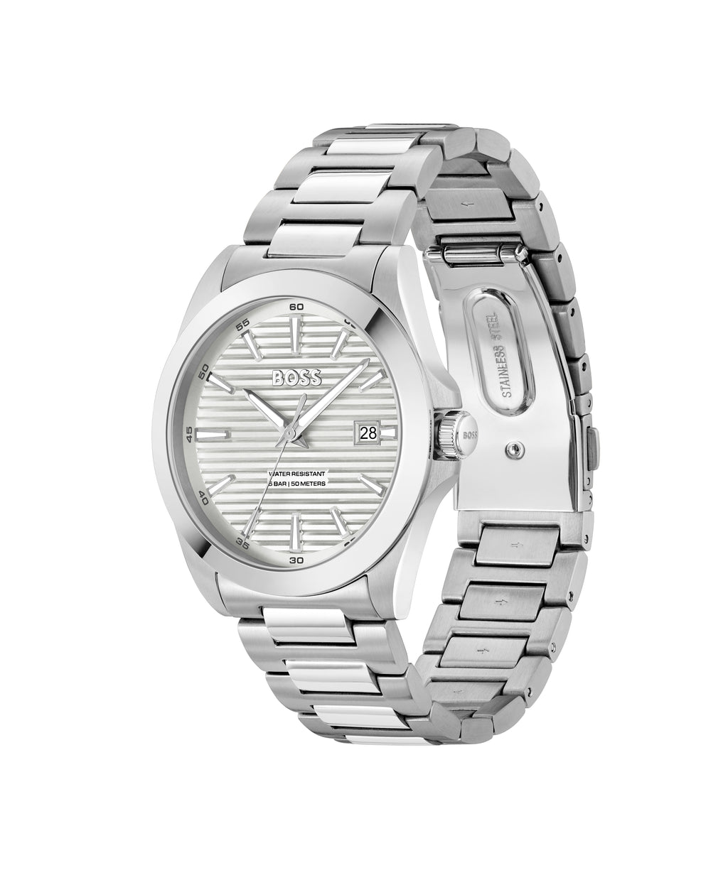 Gents BOSS Strike Stainless Steel Bracelet Watch