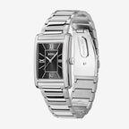Gents BOSS Principle 39mm Rectangle Watch with Black Face