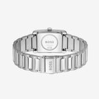 Gents BOSS Principle 39mm Rectangle Watch with Black Face