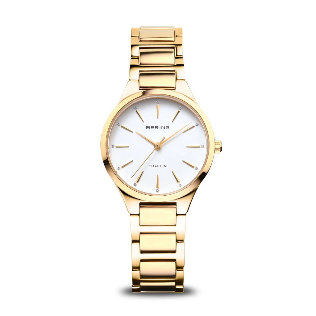 BERING Titanium Gold Ladies Watch 15630-734