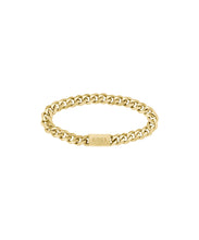 Load image into Gallery viewer, Gents BOSS Chain for Him Light Yellow Gold IP Bracelet
