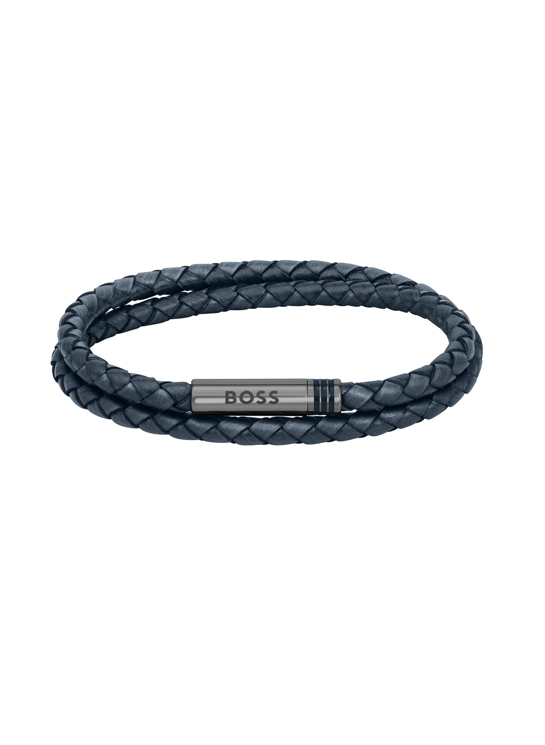 Gents BOSS Ares Men’s Blue Leather Bracelet