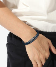 Load image into Gallery viewer, Gents BOSS Ares Men’s Blue Leather Bracelet
