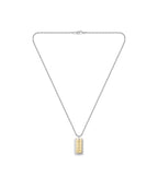 Gents BOSS Devon Box Chain Stainless Steel Necklace