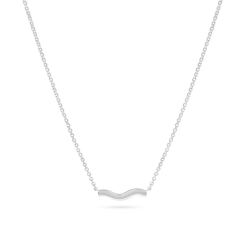 Silver Ellera Waves Pianura Necklace