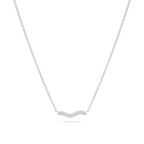 Silver Ellera Waves Pianura Necklace