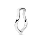 Silver Ellera Waves Pianura Ring