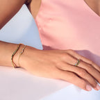 Gold Ellera Waves Pianura Ring