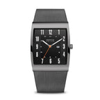 BERING Rectangle, Grey Dial, Solar Watch 16433-377