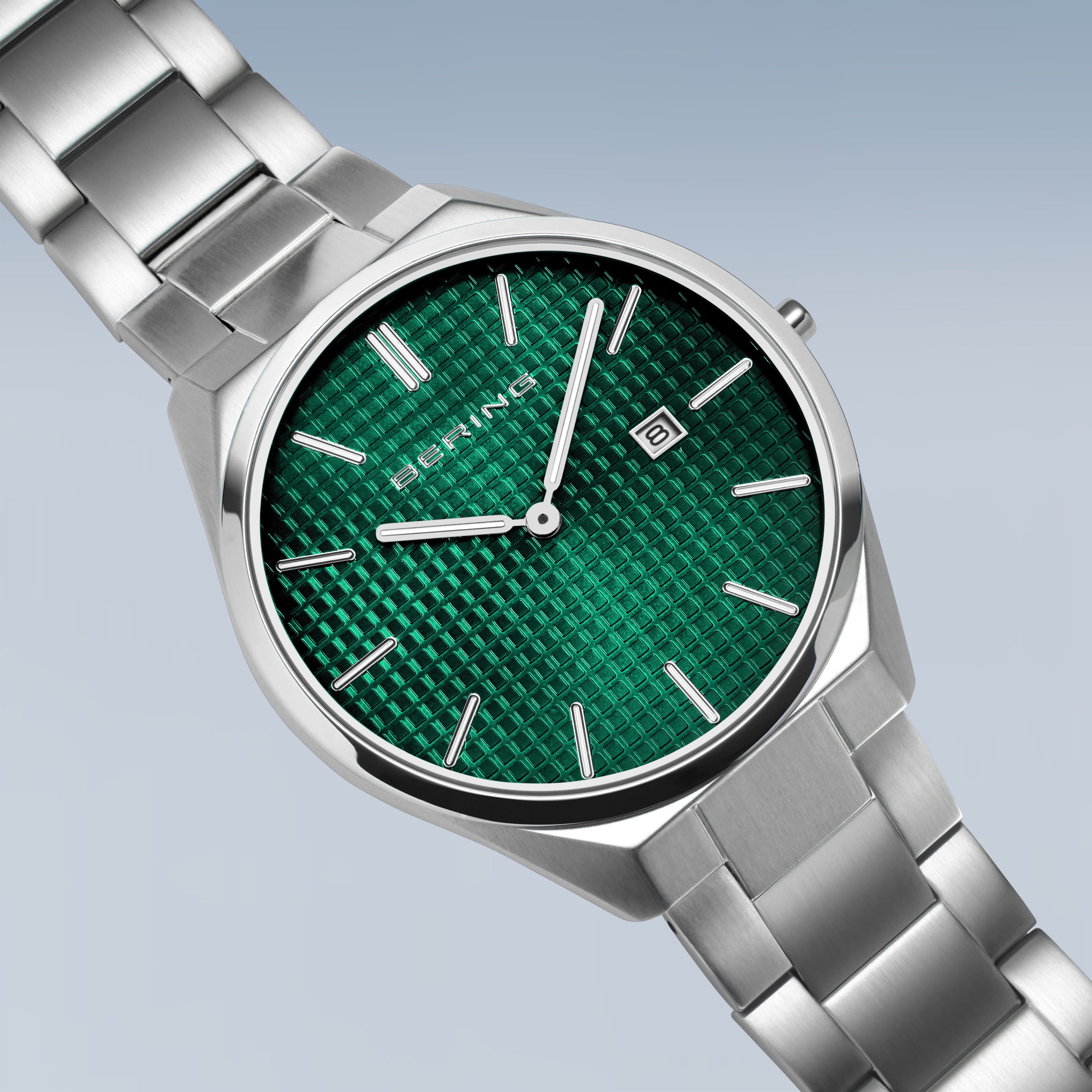 BERING, Green Dial, Ultra Slim Watch 17240-708