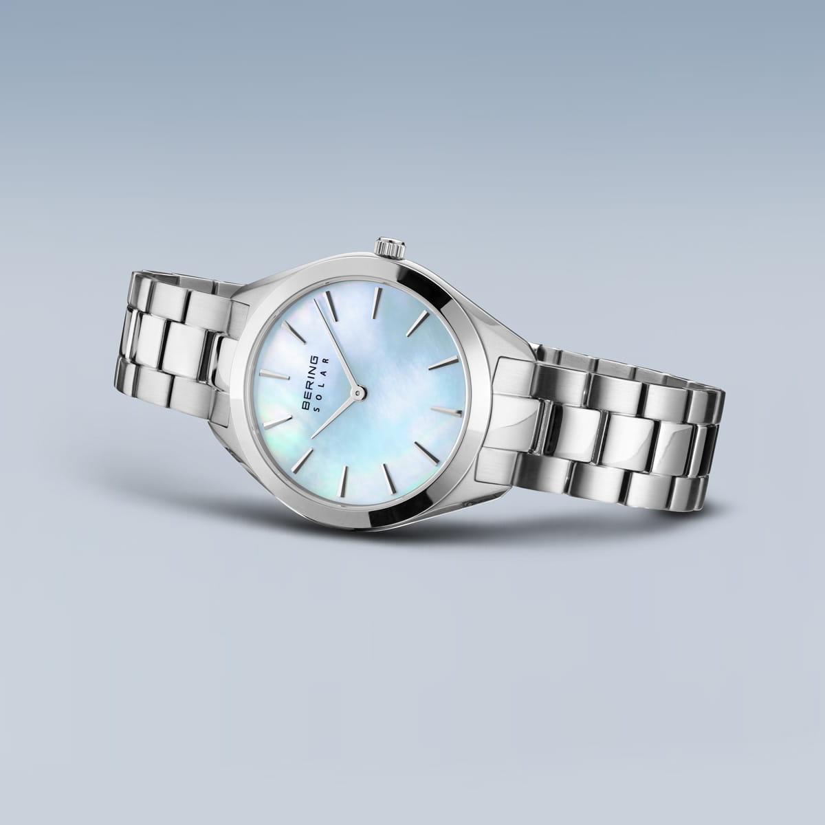 Bering Solar Silver Ladies Mother of Pearl watch 17331-707