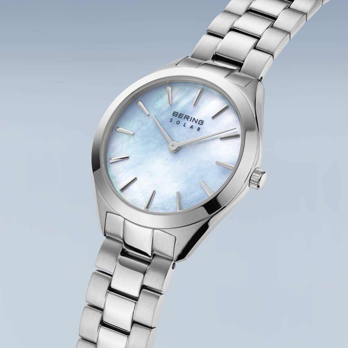 Bering Solar Silver Ladies Mother of Pearl watch 17331-707
