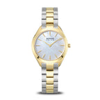 Bering Solar Gold Silver Ladies Mother of Pearl watch 17331-710