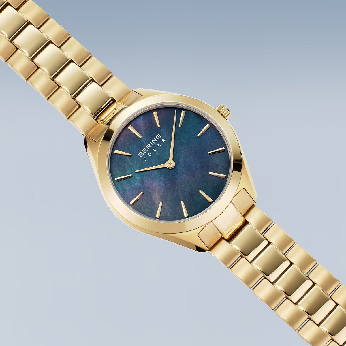 Bering Solar Gold Ladies Mother of Pearl watch 17331-732