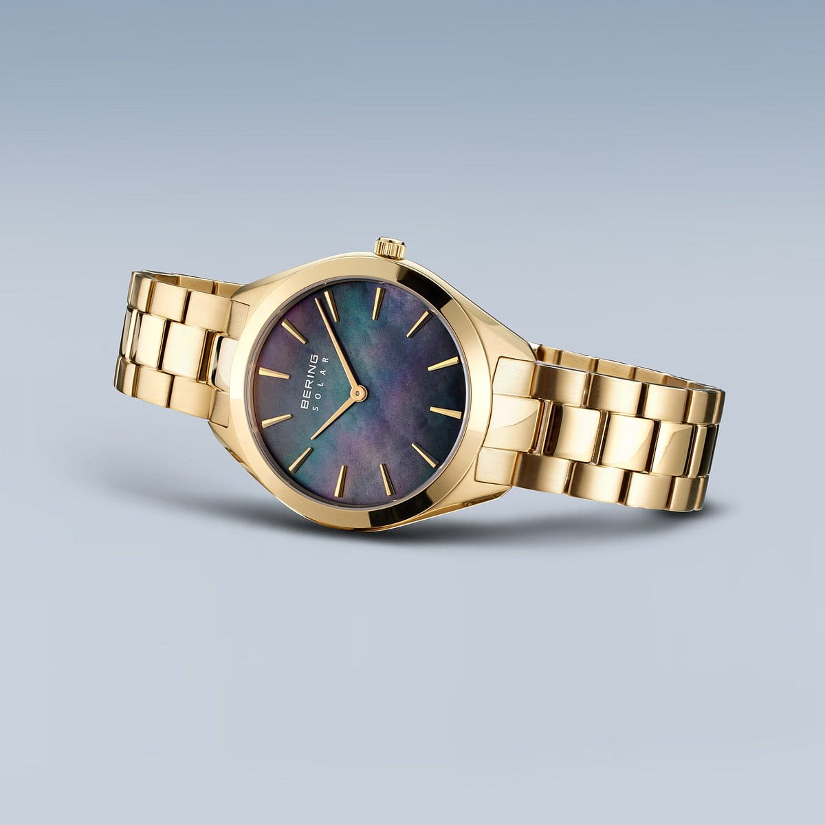 Bering Solar Gold Ladies Mother of Pearl watch 17331-732
