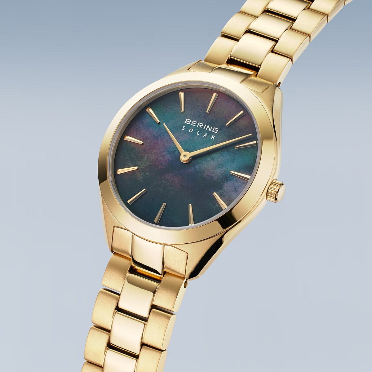 Bering Solar Gold Ladies Mother of Pearl watch 17331-732