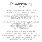 Nomination CLASSIC Gun Metal Black Coloured Base Charm Bracelets in stainless steel