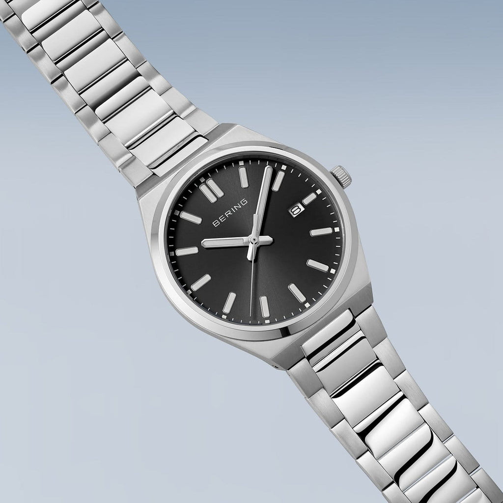 BERING Mens Black Dial Watch 17639-702