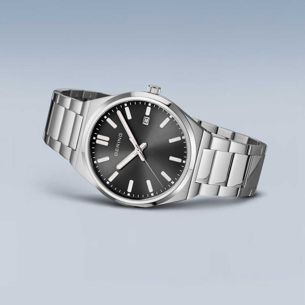 BERING Mens Black Dial Watch 17639-702