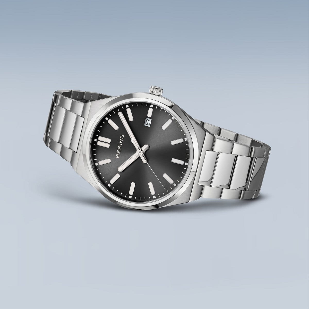 BERING Mens Black Dial Watch 17639-702