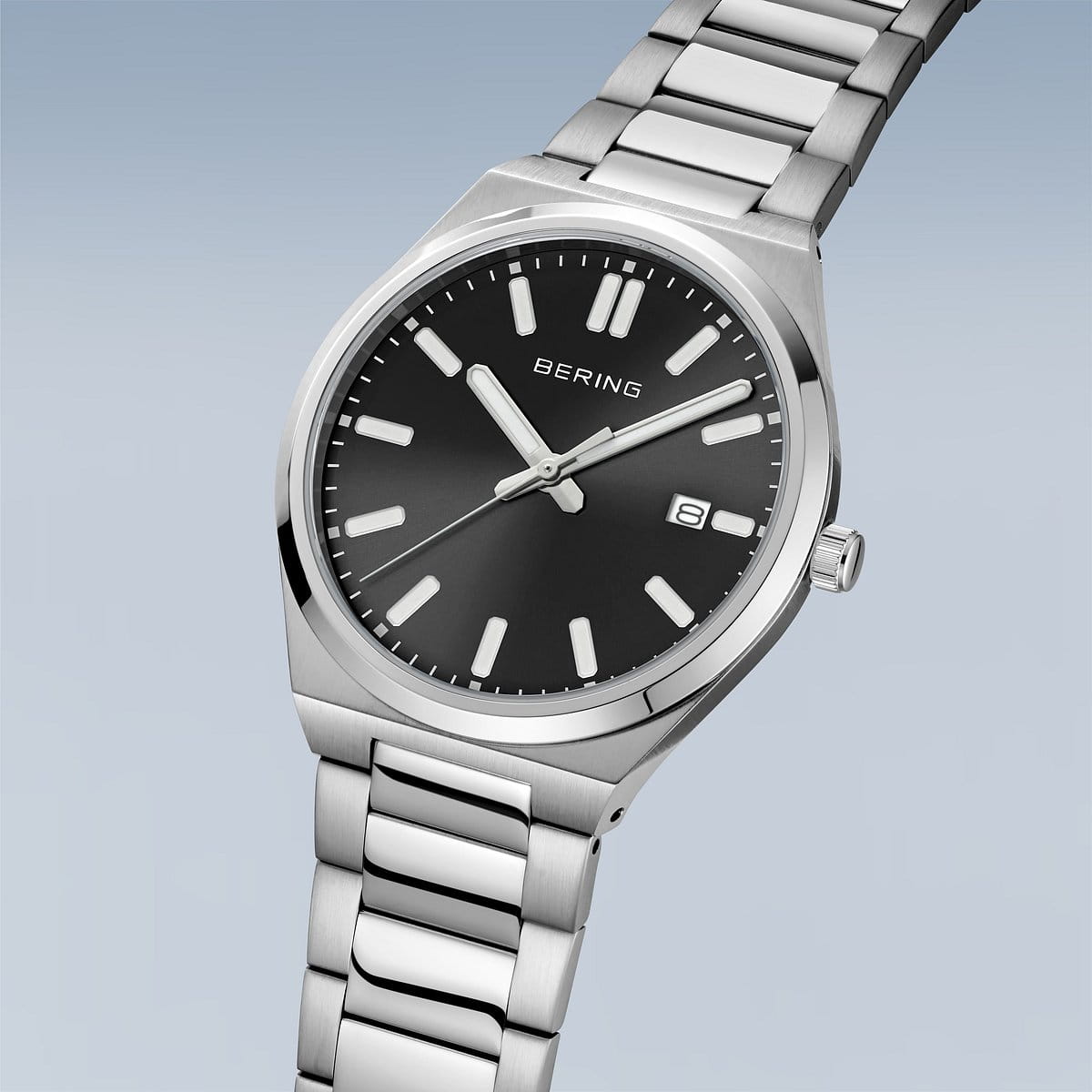 BERING Mens Black Dial Watch 17639-702