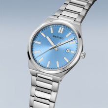Load image into Gallery viewer, BERING Blue Dial, Integrated Bracelet Watch 17639-707
