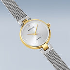 Bering The 15th Anniversary Diamond Watch and Bracelet Set