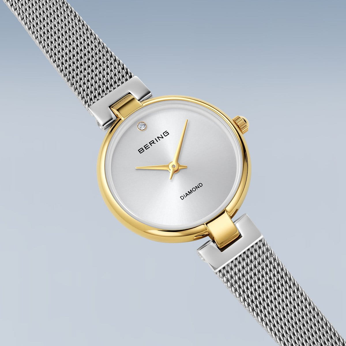 Bering The 15th Anniversary Diamond Watch and Bracelet Set