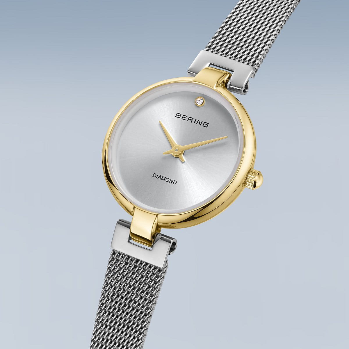 Bering The 15th Anniversary Diamond Watch and Bracelet Set