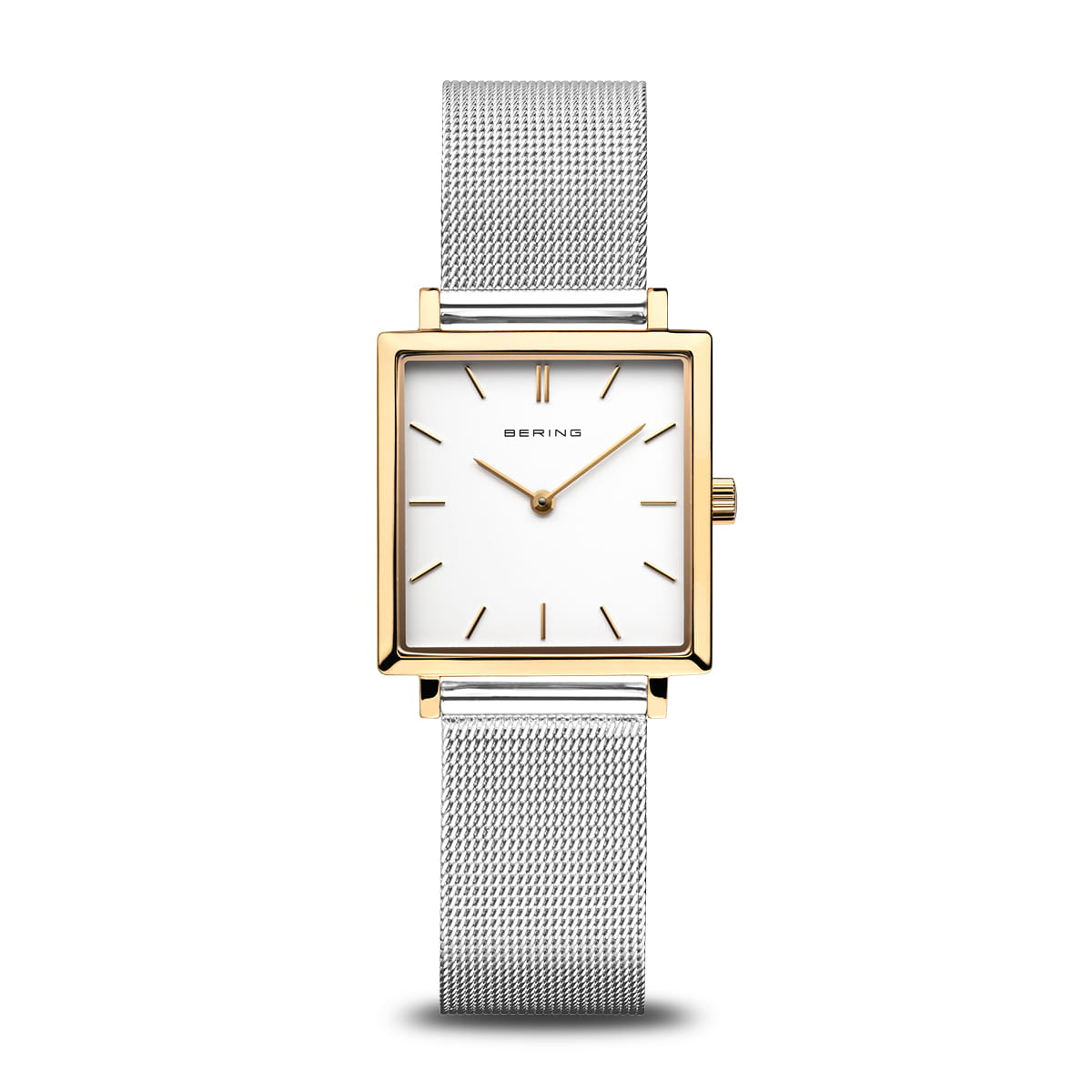 BERING Ladies, Square Dial, Two-tone Watch 18226-010