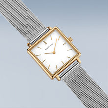 Load image into Gallery viewer, BERING Ladies, Square Dial, Two-tone Watch 18226-010
