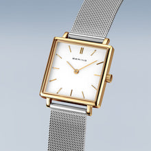 Load image into Gallery viewer, BERING Ladies, Square Dial, Two-tone Watch 18226-010
