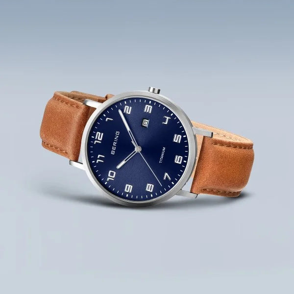 BERING Titanium Blue Watch 18640-567