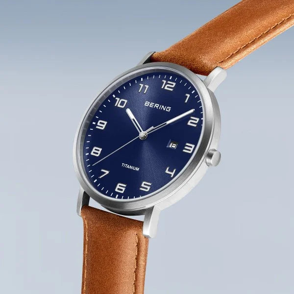 BERING Titanium Blue Watch 18640-567