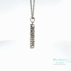 18ct White Gold Round & Baguette Diamond (2.05ct) Pendant