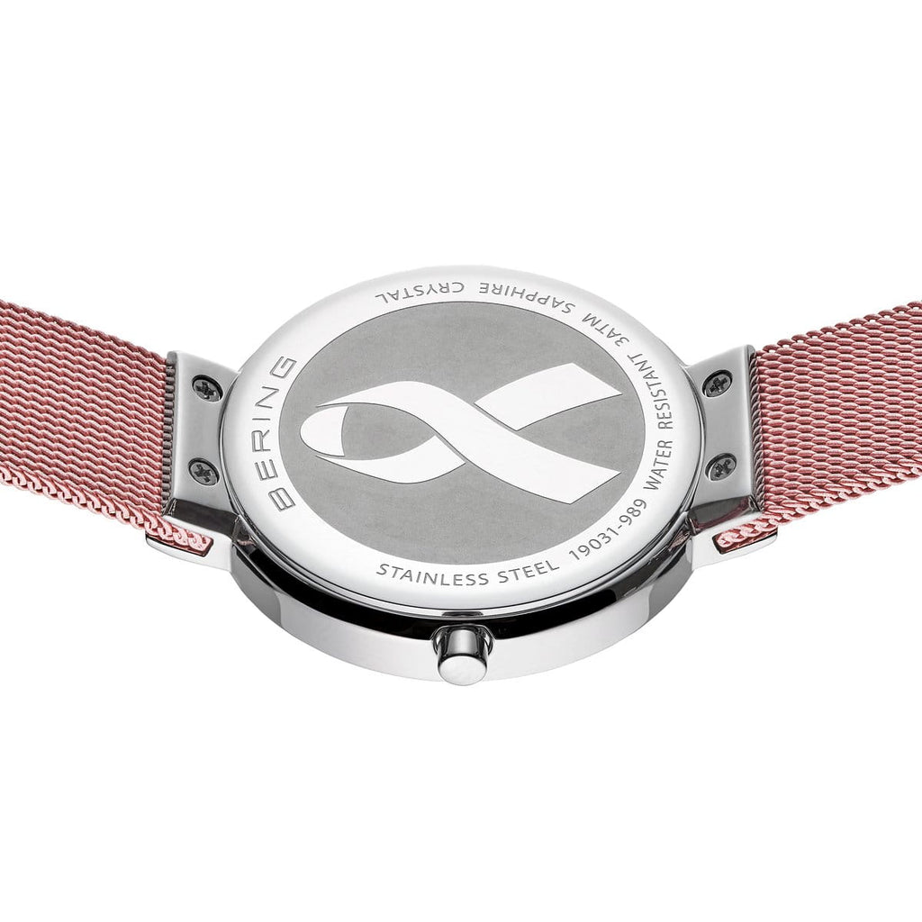 BERING Ladies Watch Set Pink Face 19031-989-GWP
