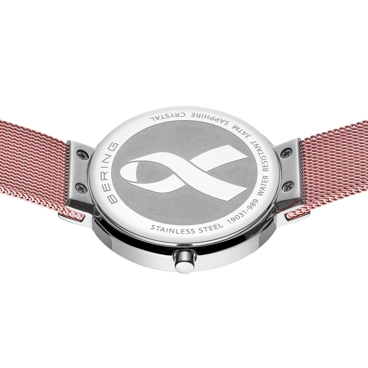 BERING Ladies Watch Set Pink Face 19031-989-GWP