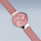 BERING Ladies Watch Set Pink Face 19031-989-GWP
