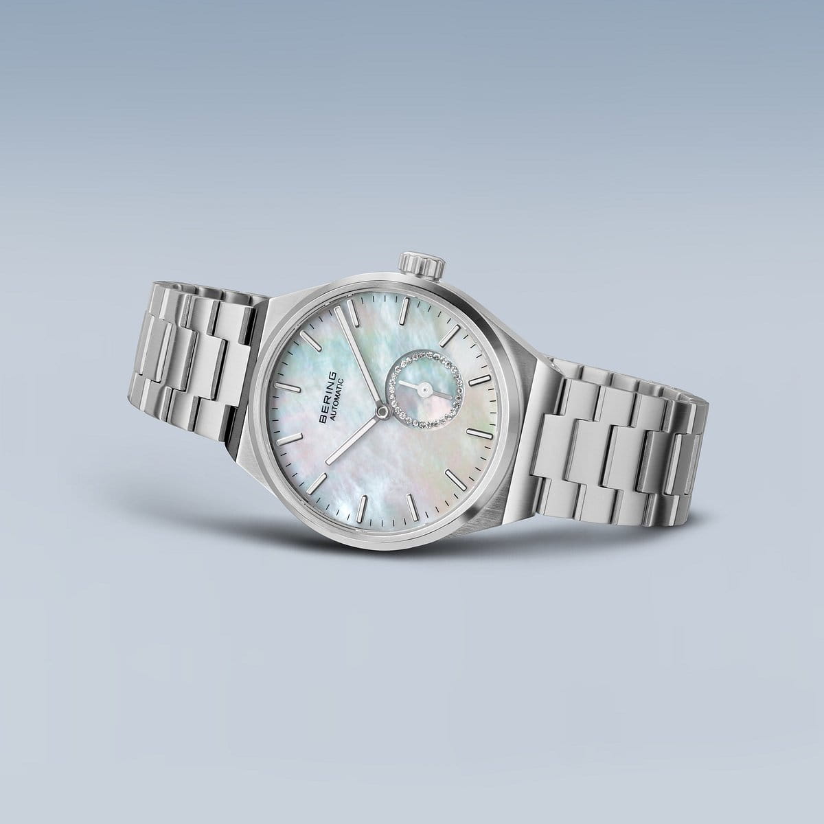 BERING Ladies Automatic Mother of Pearl Watch 19435-704