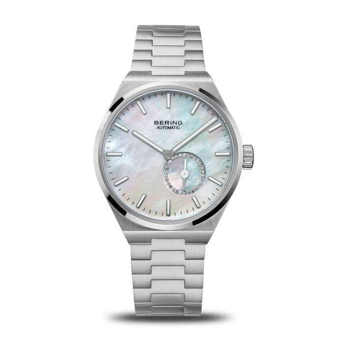 BERING Ladies Automatic Mother of Pearl Watch 19435-704