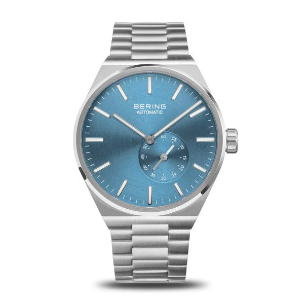 BERING Automatic Light Blue Watch 19441-Charity
