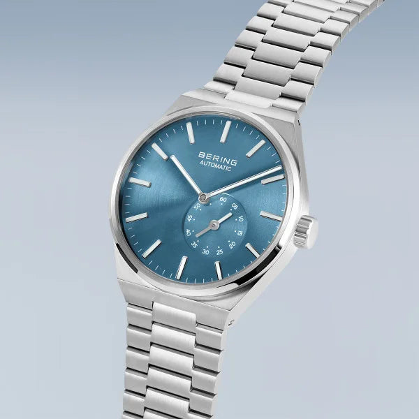 BERING Automatic Light Blue Watch 19441-Charity