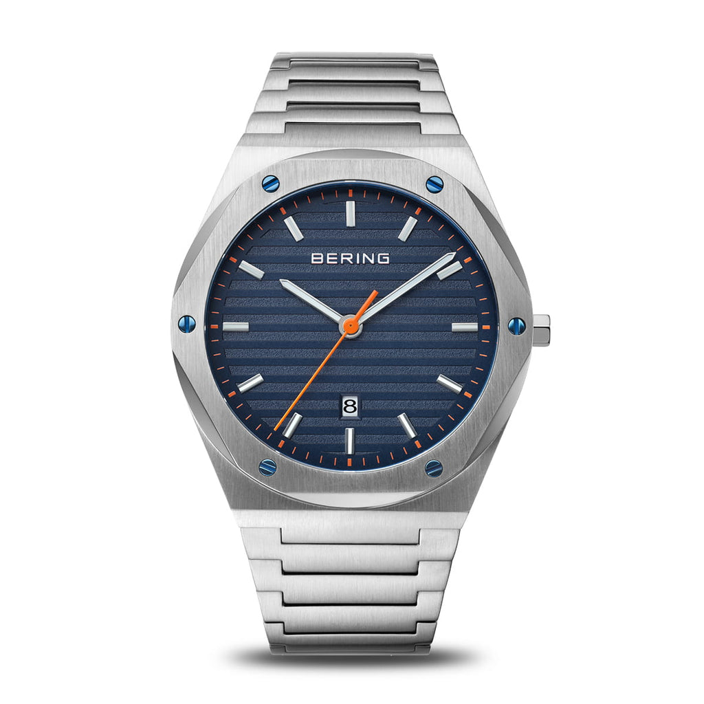 BERING Steel Blue Watch 19742-707