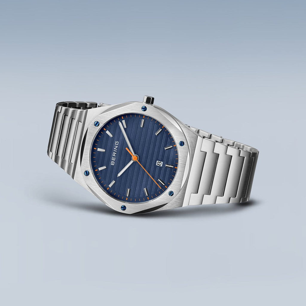 BERING Steel Blue Watch 19742-707