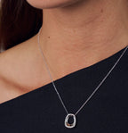 Silver Borsa Pianura Necklace
