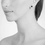 Cachet Lana 6mm Earrings Garnet Cubic Zirconia
