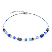 Load image into Gallery viewer, GeoCUBE® Iconic Lite Necklace Blue
